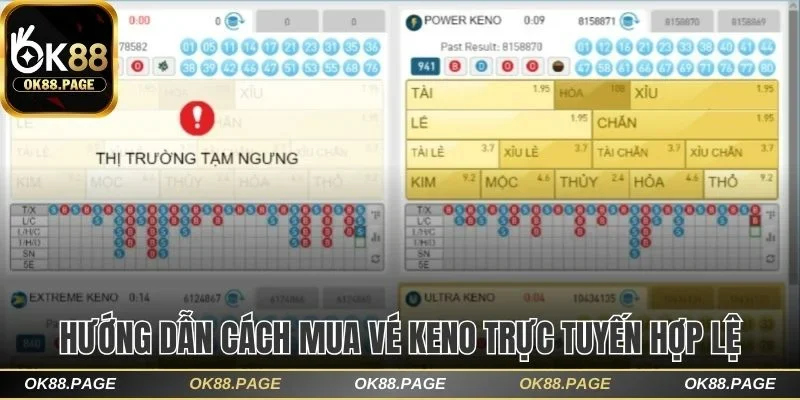 Keno Trực Tuyến Mang Đến Cơ Hội Đổi Đời Nhanh Chóng Tại OK88 1 Hướng dẫn cách mua vé Keno trực tuyến hợp lệ