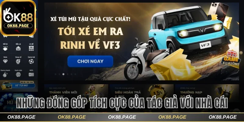 Tìm Hiểu Ceo Ok88 Nhà Lãnh Đạo Tài Năng Và Tâm Huyết 2 Những đóng góp tích cực của tác giả với nhà cái